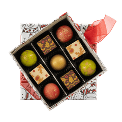 Christmas box 9 pralines 135g 5407008477929 The Belgian Chocolate Makers
