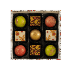 Christmas box 9 pralines 135g 5407008477929 The Belgian Chocolate Makers