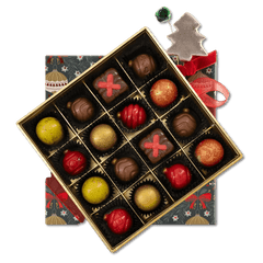 Christmas box "all under the tree" 16 pralines 240g 5407008470197 The Belgian Chocolate Makers