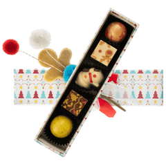 Christmas box my bear friend 5 pralines 75g 5407008478582 The Belgian Chocolate Makers