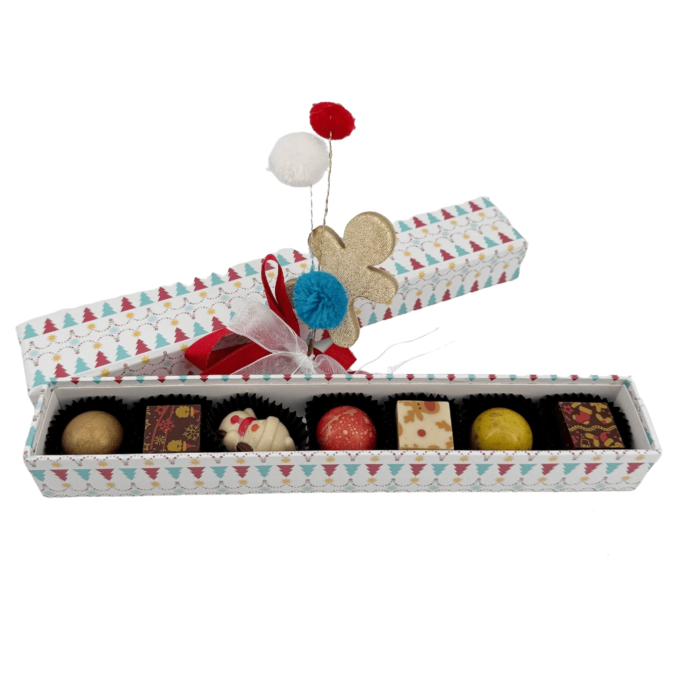 Christmas box my bear friend 7 pralines 105g 5407008478599 The Belgian Chocolate Makers