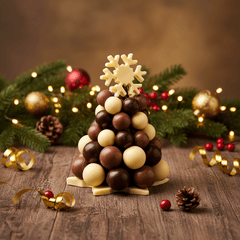 Christmas tree 300g 5407008474904 The Belgian Chocolate Makers