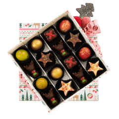 Christmas winter wonderland 16 pralines 240g 5407008479404 The Belgian Chocolate Makers