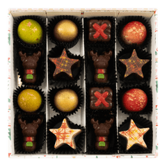 Christmas winter wonderland 16 pralines 240g 5407008479404 The Belgian Chocolate Makers