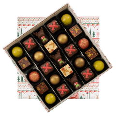 Christmas winter wonderland 25 pralines 375g 5407008478575 The Belgian Chocolate Makers