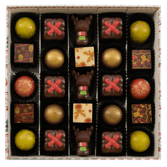 Christmas winter wonderland 25 pralines 375g 5407008478575 The Belgian Chocolate Makers