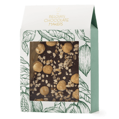 Dark chocolate broken bars with hazelnut 5407008479114 The Belgian Chocolate Makers