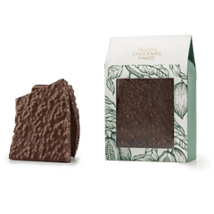 Dark chocolate broken bars with puffed rice 5407008479220 The Belgian Chocolate Makers