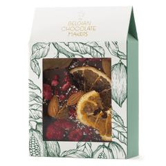 Dark chocolate broken bars with raspberry, almond and orange 5407008479138 The Belgian Chocolate Makers