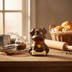 Dark chocolate dog 75g 5407008476069 The Belgian Chocolate Makers
