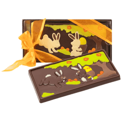 Dark chocolate Easter bar 120g 5407008477431 The Belgian Chocolate Makers