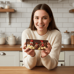 Dark chocolate Easter eggs bar 105g 5407008478087 The Belgian Chocolate Makers