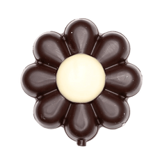 Dark chocolate flower lollipop 20g 5407008475109 The Belgian Chocolate Makers