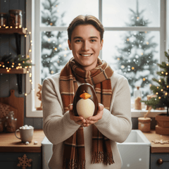Dark chocolate penguin 370g - The Belgian Chocolate Makers