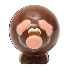 Dark chocolate pig 130g - The Belgian Chocolate Makers