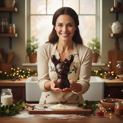 Dark chocolate reindeer 150g 5407008471231 The Belgian Chocolate Makers