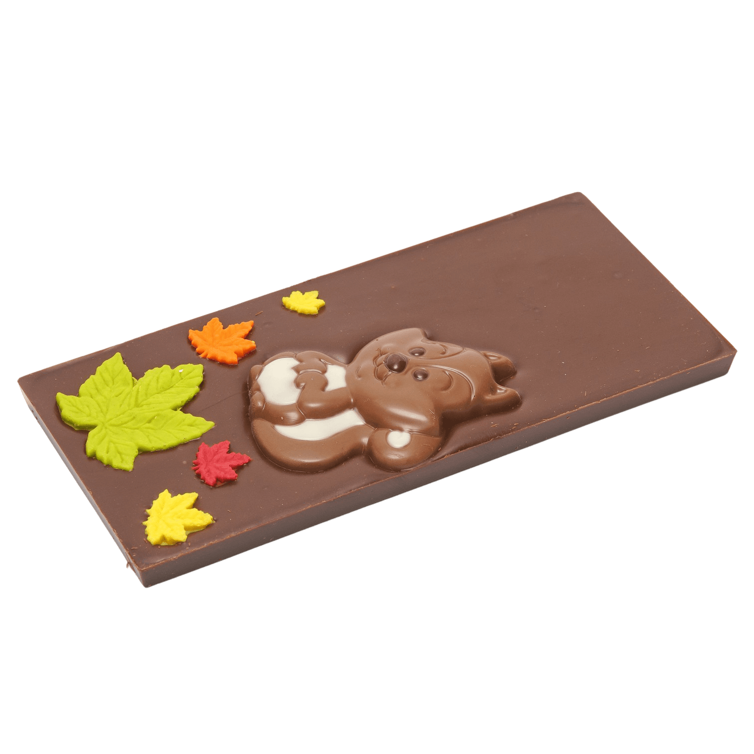 Dark chocolate squirrel bar 125g 5407008476786 The Belgian Chocolate Makers