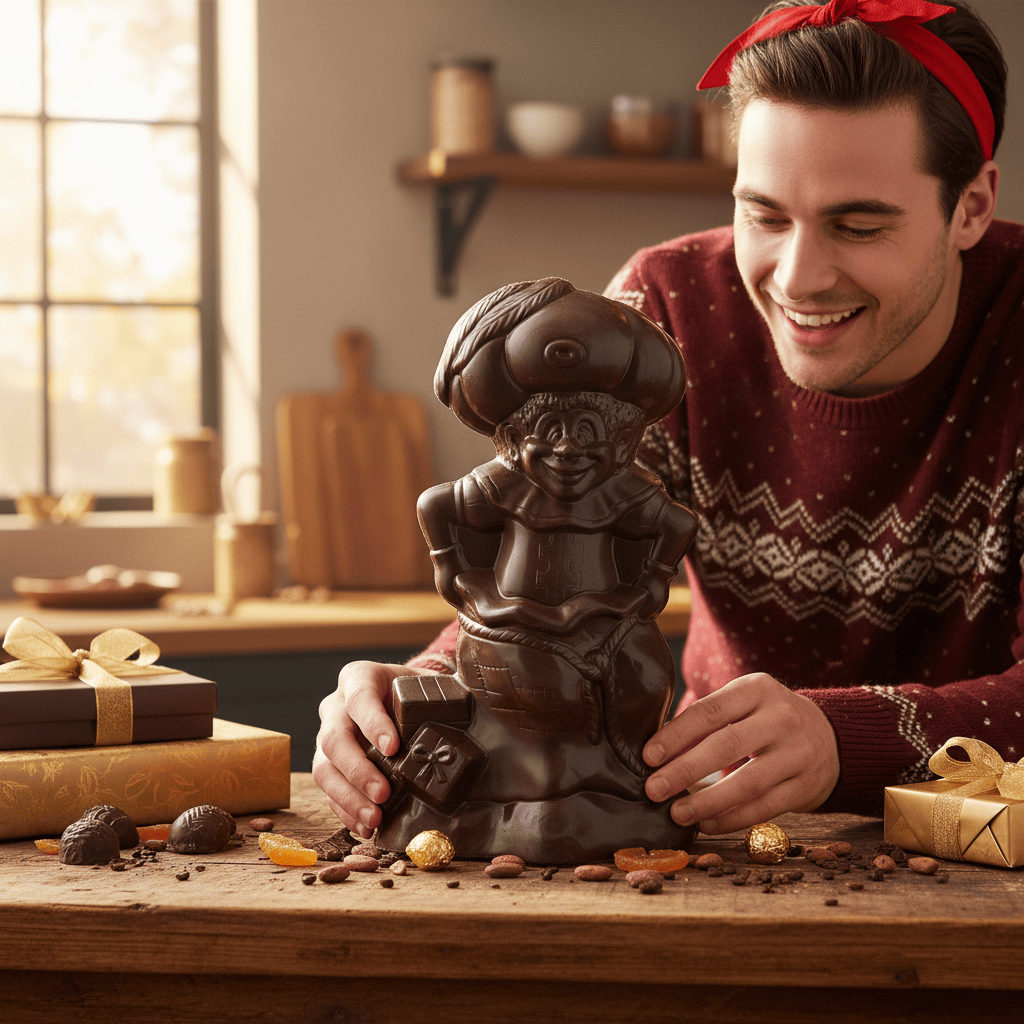 Dark chocolate St. Nicholas’s companion 230g - The Belgian Chocolate Makers