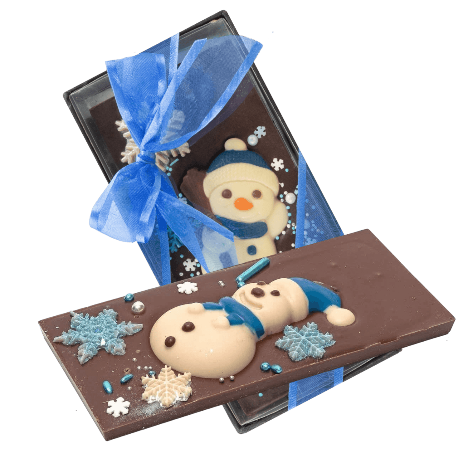 Dark chocolate winter bar 120g 5407008477103 The Belgian Chocolate Makers
