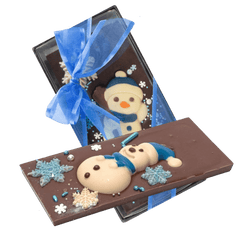 Dark chocolate winter bar 120g 5407008477103 The Belgian Chocolate Makers