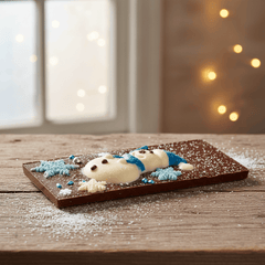 Dark chocolate winter bar 120g 5407008477103 The Belgian Chocolate Makers