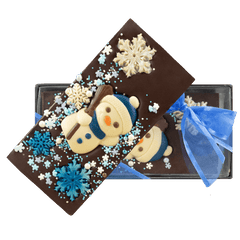 Dark chocolate winter bar 120g 5407008477103 The Belgian Chocolate Makers
