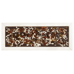 Fantasy dark chocolate bar 550 grs with pecan nut, goji berry, lemon and almond chunks 5407008479008 The Belgian Chocolate Makers