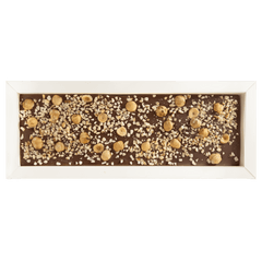 Fantasy milk chocolate bar 375 grs with Piedmont hazelnut chunks 5407008479015 The Belgian Chocolate Makers