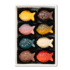 Fish pralines (mix) 120 Grs 5407008477622 The Belgian Chocolate Makers