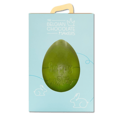 Happy Easter dark chocolate egg 450g 5407008478209 The Belgian Chocolate Makers