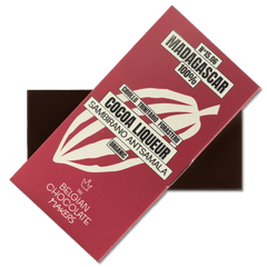 Liqueur bar origin Madagascar 100% 5407008475741 The Belgian Chocolate Makers