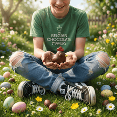 Little milk chocolate hen 50g 5407008472177 The Belgian Chocolate Makers