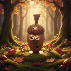 Milk chocolate acorn 440g 5407008476809 The Belgian Chocolate Makers