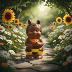 Milk chocolate bee 190g 5407008476151 The Belgian Chocolate Makers