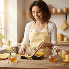 Milk chocolate bee bar 110g 5407008478988 The Belgian Chocolate Makers