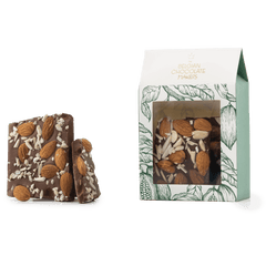 Milk chocolate broken bars with almond 5407008479312 The Belgian Chocolate Makers