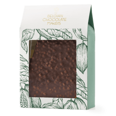 Milk chocolate broken bars with puffed rice 5407008479206 The Belgian Chocolate Makers
