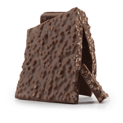 Milk chocolate broken bars with puffed rice 5407008479206 The Belgian Chocolate Makers