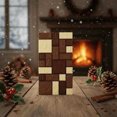 Milk chocolate Christmas advent calendar bar 200g 5407008470050 The Belgian Chocolate Makers