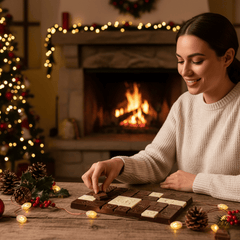 Milk chocolate Christmas advent calendar bar 200g 5407008470050 The Belgian Chocolate Makers