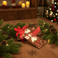 Milk chocolate Christmas friends bar 100g 5407008478605 The Belgian Chocolate Makers
