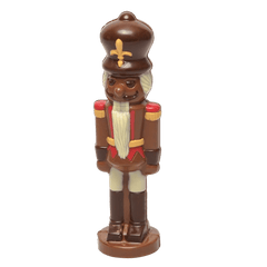 Milk chocolate Christmas nutcracker soldier 230g 5407008476915 The Belgian Chocolate Makers