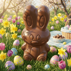 Milk chocolate Easter bunny 45g 5407008472054 The Belgian Chocolate Makers