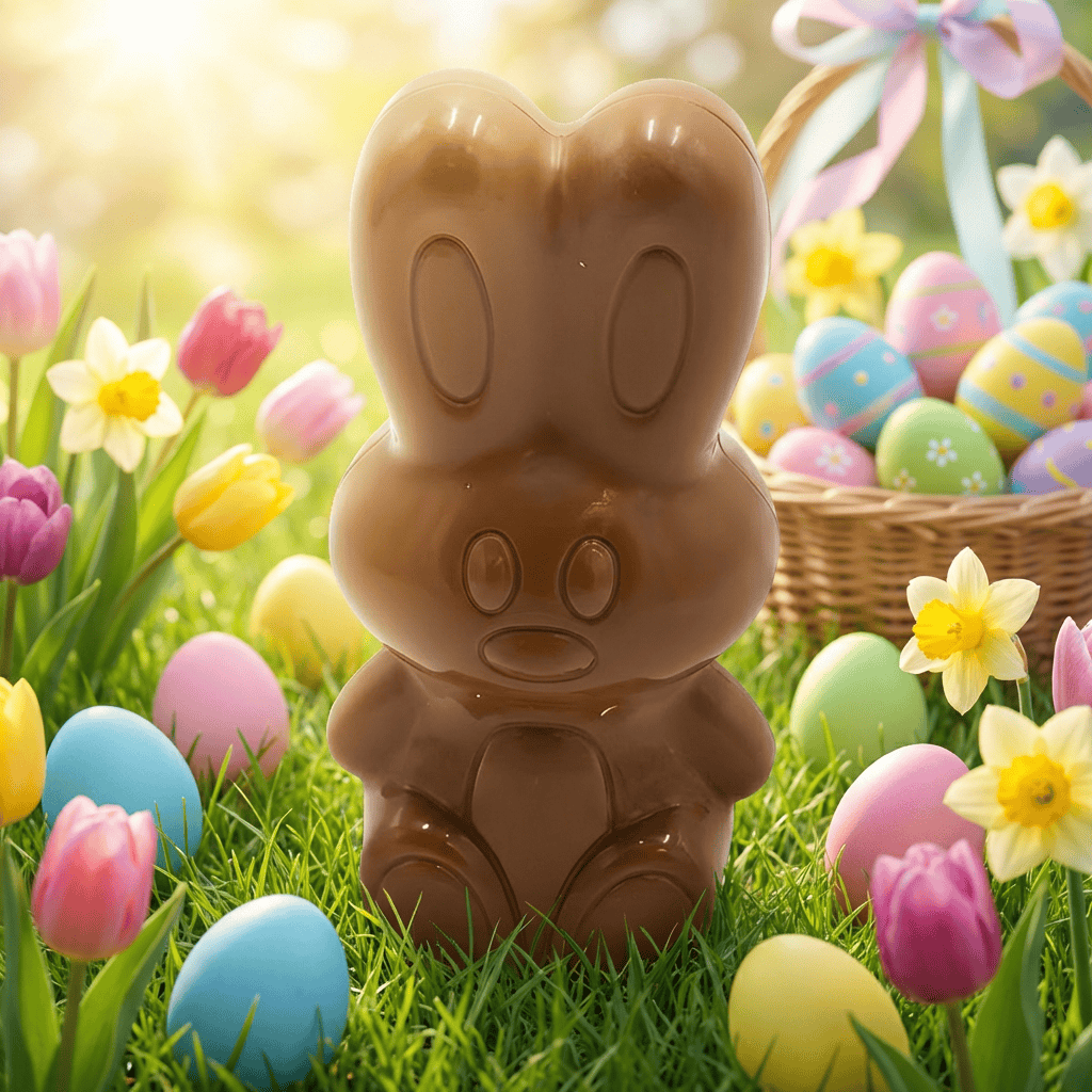 Milk chocolate Easter bunny 45g 5407008472054 The Belgian Chocolate Makers