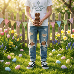Milk chocolate Easter bunny 45g 5407008472054 The Belgian Chocolate Makers