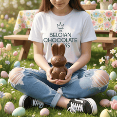 Milk chocolate Easter bunny 45g 5407008472054 The Belgian Chocolate Makers
