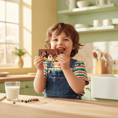 Milk chocolate Easter eggs bar 105g 5407008478070 The Belgian Chocolate Makers