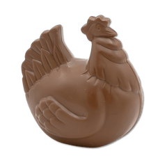 Milk chocolate Easter hen 120g 5407008472139 The Belgian Chocolate Makers