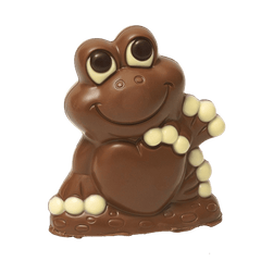 Milk chocolate frog 170g 5407008475758 The Belgian Chocolate Makers