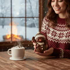 Milk chocolate little snowman 150g 5407008478681 The Belgian Chocolate Makers
